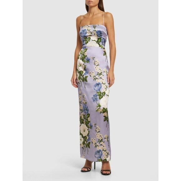 NWT Reformation Women's Frankie Floral Slim Slip Dress Size 6 - Picture 1 of 13